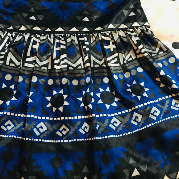 NICOLE MILLER A-Line Swing Satin Party Skirt sz 12 - Picture 4 of 8